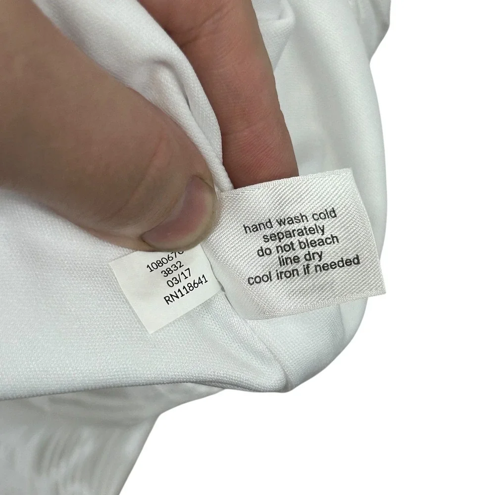 Lane‎ Bryant White Lace Dress Womens Plus Size 22-24 Sleeveless A Line - Picture 7 of 8